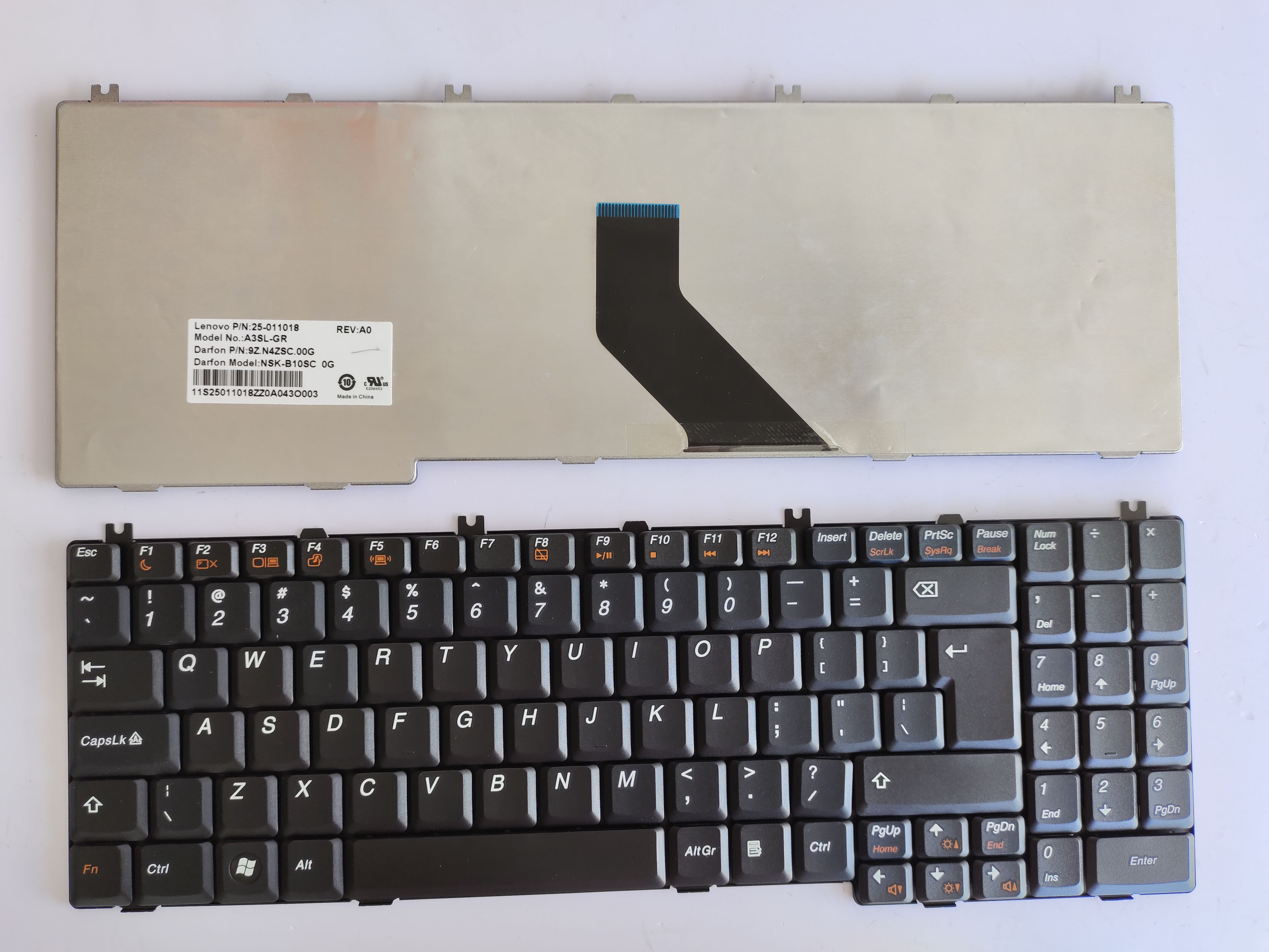 Picture of New Replacement Laptop Keyboard For LENOVO G550 BLACK (OEM) UI Layout
